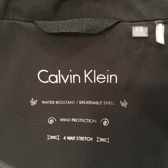 Calvin Klein Soft Shell Rain Jacket Coat - Picture 6 of 6